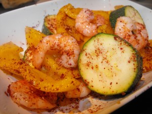 Prawns and Veg