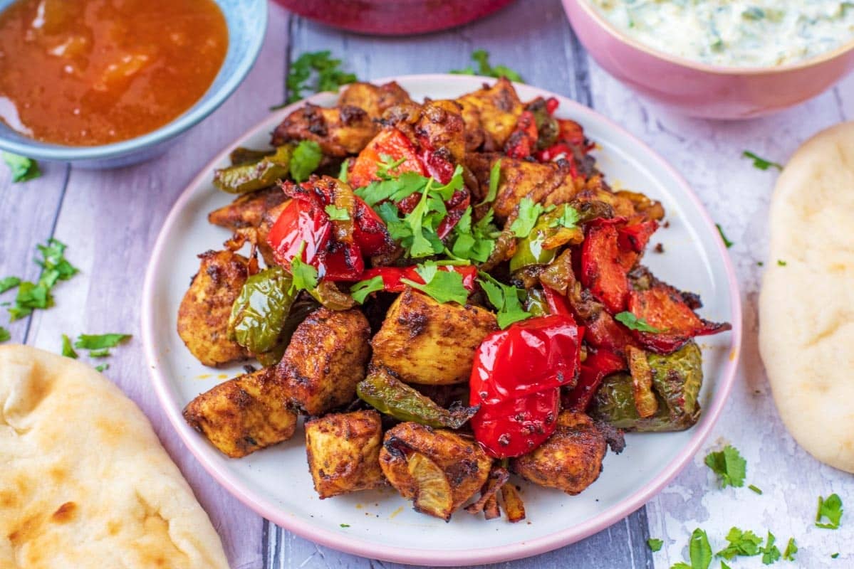 Air Fryer Chicken Tikka - Hungry Healthy Happy
